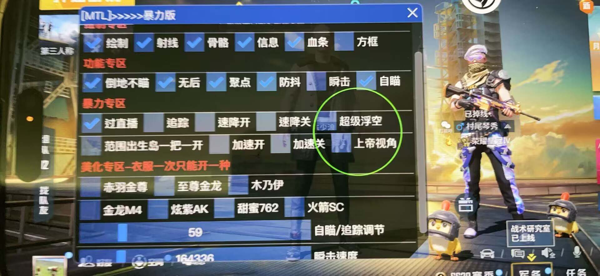 和平精英「雪花」直装辅助